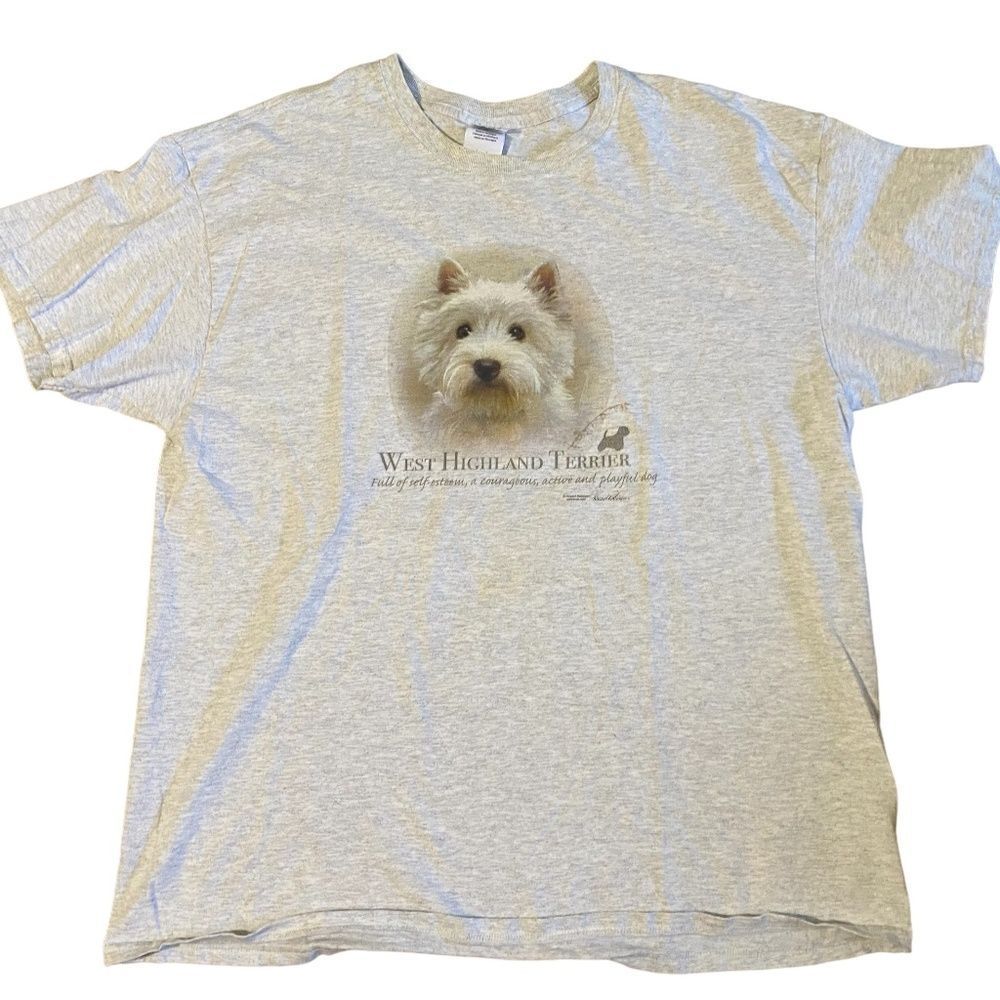 West highland terrier dog unisex graphic t shirt